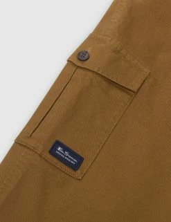 Utility Woven Jogger Pant - Brown -clothing Shop M104BEN0002 BROWN 2