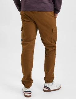 Utility Woven Jogger Pant - Brown -clothing Shop M104BEN0002 BROWN 5 s scaled