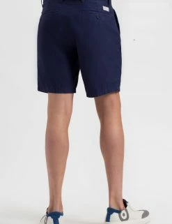 Beatnik Oxford Garment Dye Slim Short - Navy -clothing Shop M150BEN0003NAVY BM 3 1 scaled