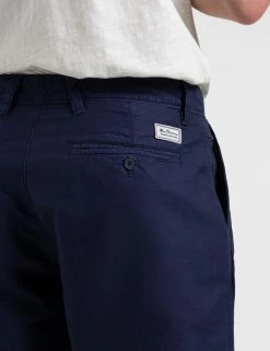 Beatnik Oxford Garment Dye Slim Short - Navy -clothing Shop M150BEN0003NAVY BM 4 1