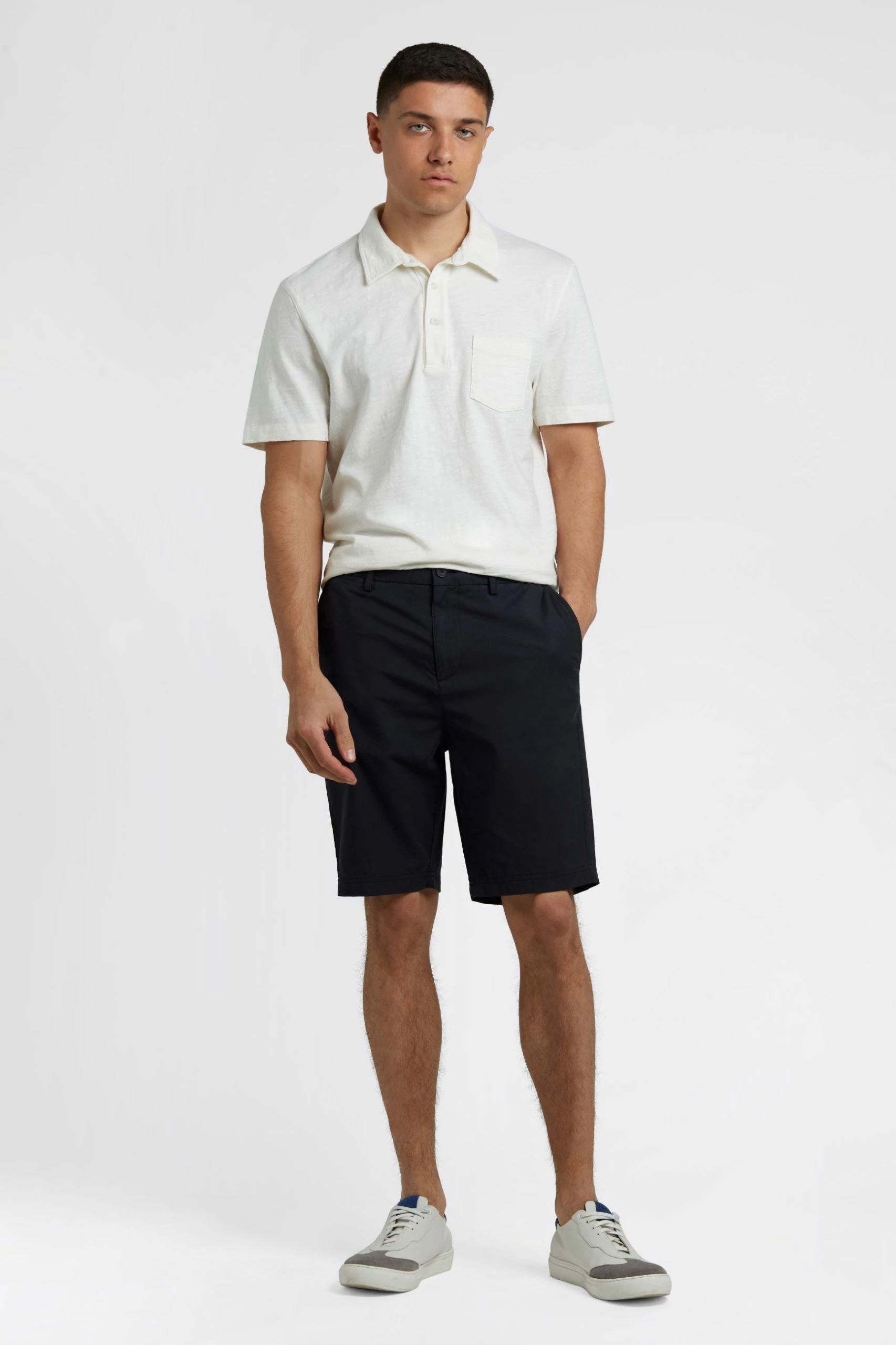 Everyday Slim Fit Chino Short - Black 2 Everyday Slim Fit Chino Short - Black - Image 2