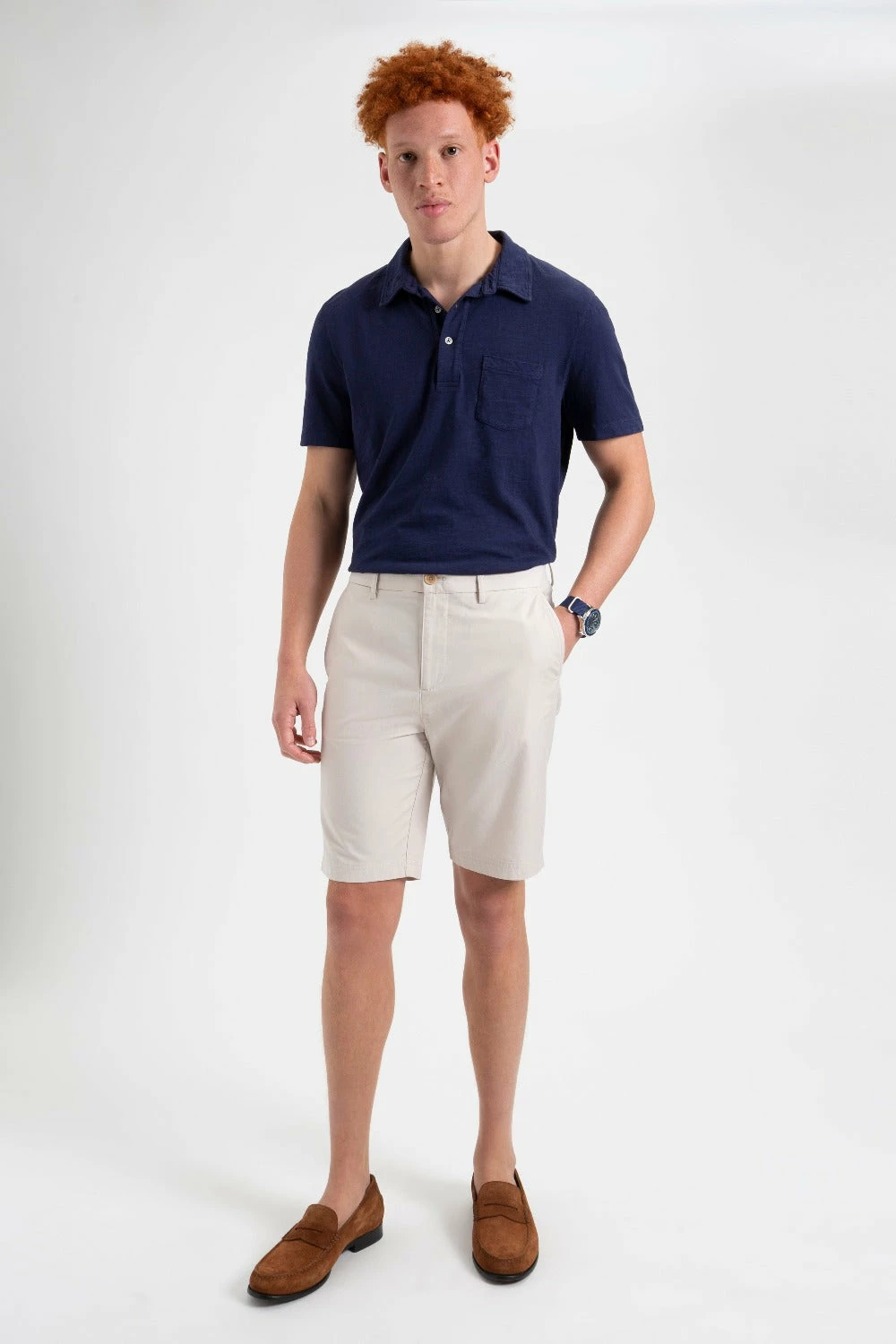 Everyday Slim Fit Chino Short - Putty 5 Everyday Slim Fit Chino Short - Putty - Image 5