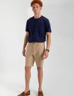 Everyday Slim Fit Chino Short - Sand 9 Everyday Slim Fit Chino Short - Sand -clothing Shop M150BEN0009SAND BM 1