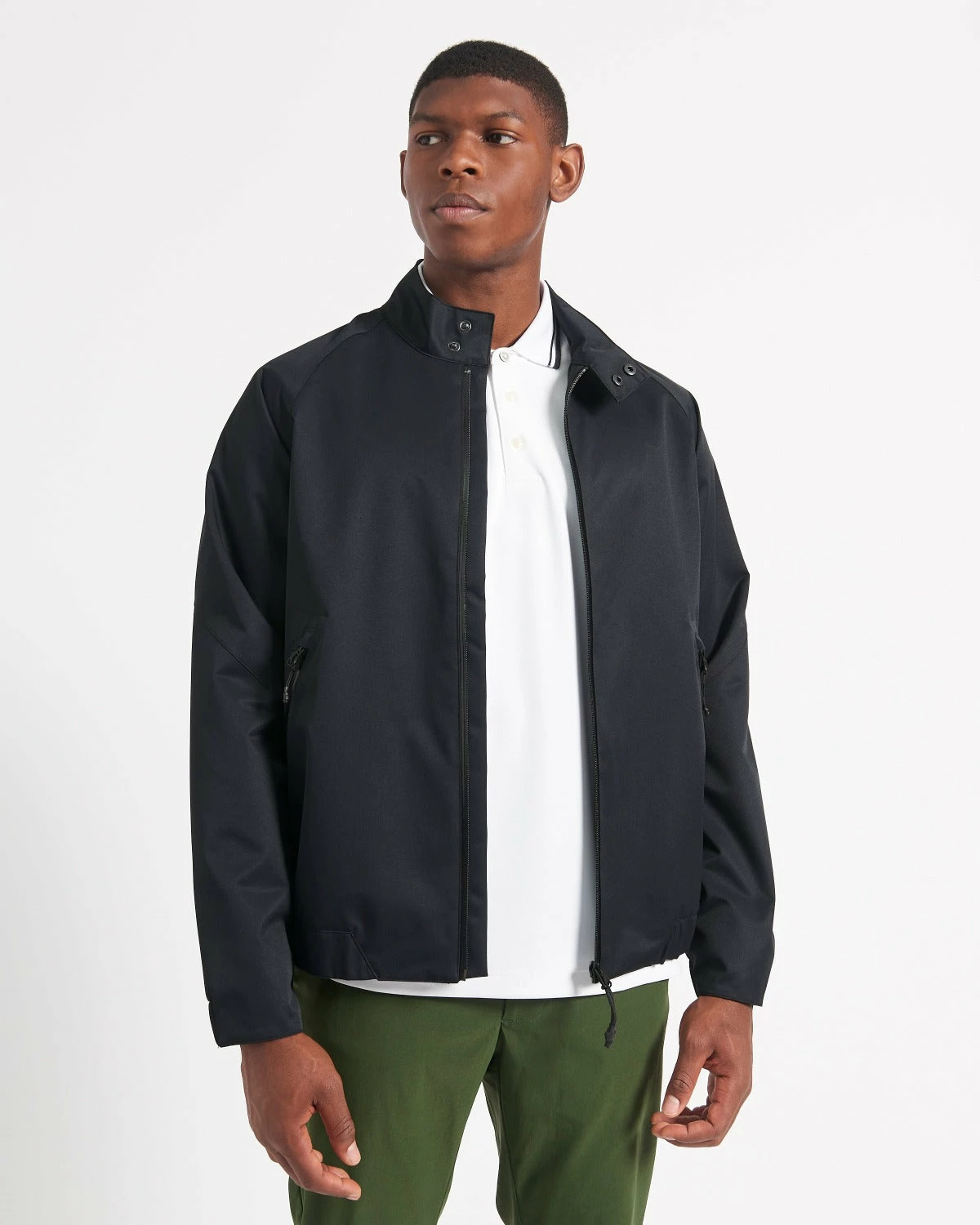 Waterproof Harrington Jacket - Black 1 Waterproof Harrington Jacket - Black