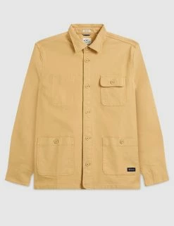 Garment Dye Chore Shirt Jacket - Mustard Yellow