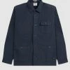 Garment Dye Chore Shirt Jacket - Navy