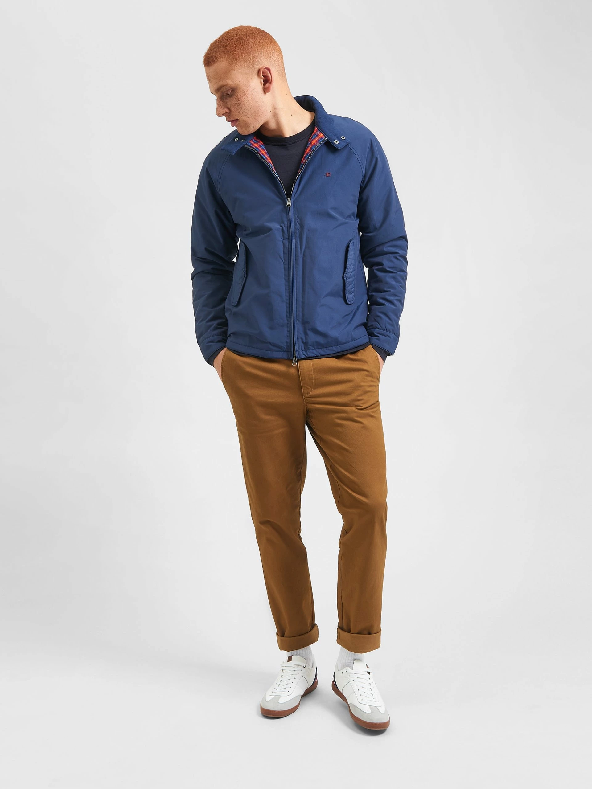 The Original Quilted Harrington Jacket - Navy Blazer 6 The Original Quilted Harrington Jacket - Navy Blazer - Image 6