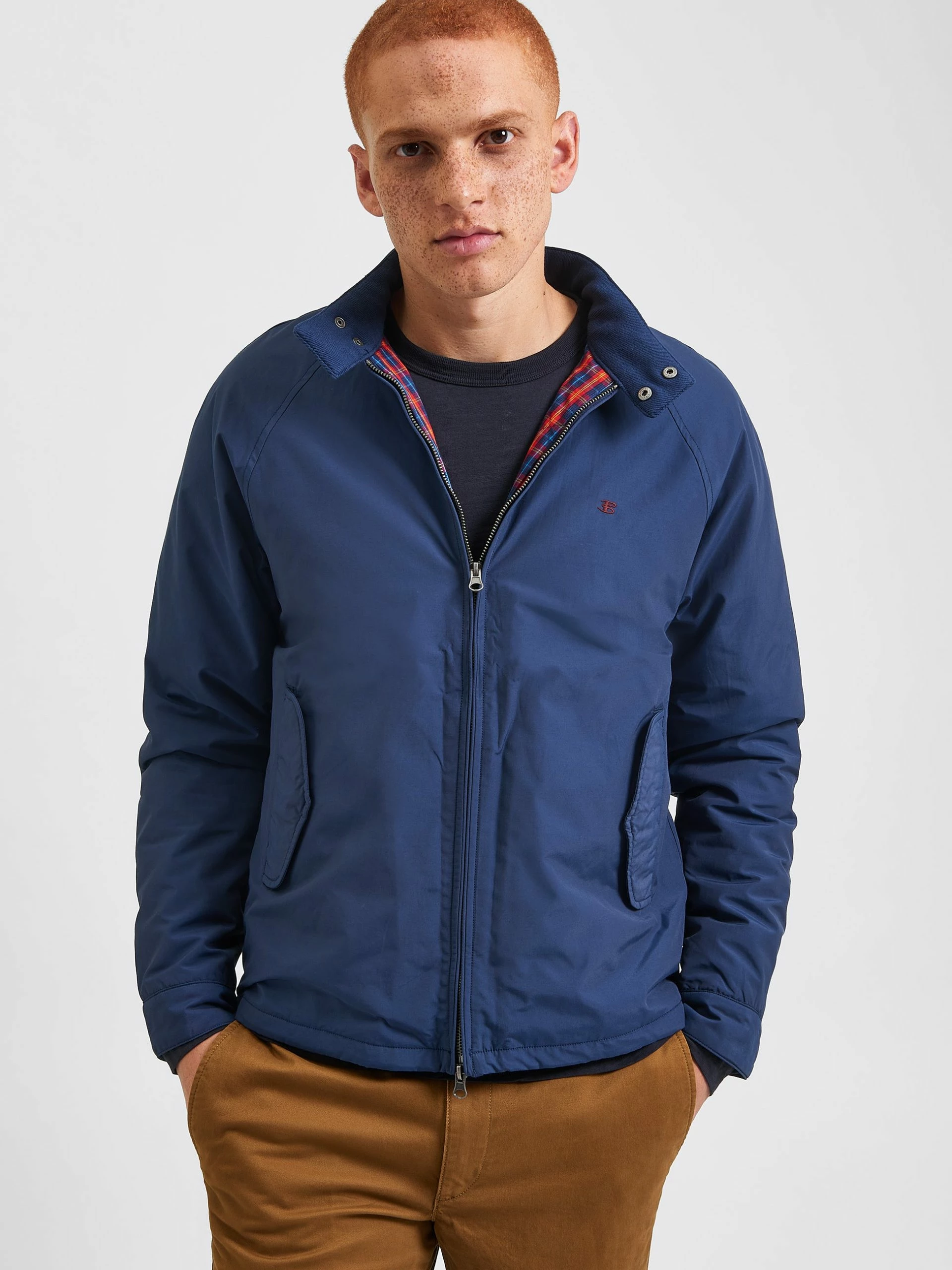 The Original Quilted Harrington Jacket - Navy Blazer 2 The Original Quilted Harrington Jacket - Navy Blazer - Image 2