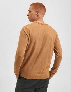 Garment Dye Beatnik Long-Sleeve T-Shirt - Camel -clothing Shop M331BEN0001 CAMEL 5 s