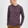 Garment Dye Beatnik Long-Sleeve T-Shirt - Merlot