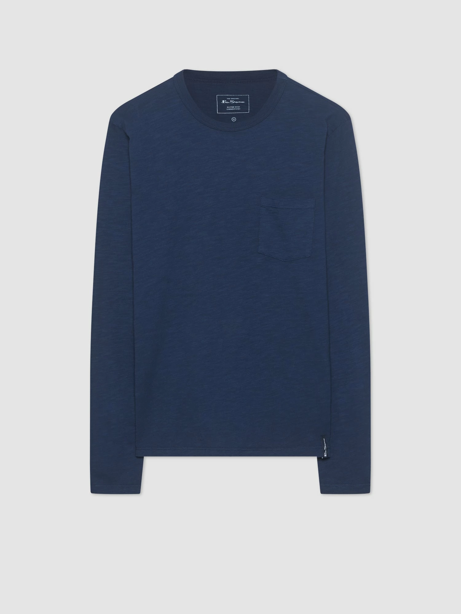 Garment Dye Beatnik Long-Sleeve T-Shirt - Navy Indigo 5 Garment Dye Beatnik Long-Sleeve T-Shirt - Navy Indigo - Image 5