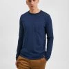 Garment Dye Beatnik Long-Sleeve T-Shirt - Navy Indigo