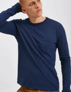 Garment Dye Beatnik Long-Sleeve T-Shirt - Navy Indigo 8 Garment Dye Beatnik Long-Sleeve T-Shirt - Navy Indigo -clothing Shop M331BEN0001 NAVYINDIGO 6 s