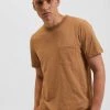Garment Dye Beatnik Short-Sleeve T-Shirt - Camel