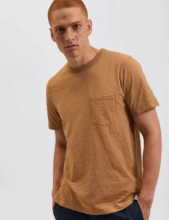 Garment Dye Beatnik Short-Sleeve T-Shirt - Camel