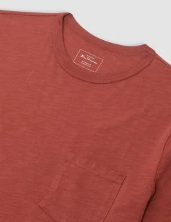 Garment Dye Beatnik Short-Sleeve T-Shirt - Deep Orange 8 Garment Dye Beatnik Short-Sleeve T-Shirt - Deep Orange -clothing Shop M335BEN0001 DEEPORANGE 2