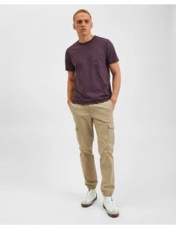 Garment Dye Beatnik Short-Sleeve T-Shirt - Merlot -clothing Shop M335BEN0001 MERLOT 3