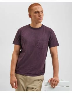 Garment Dye Beatnik Short-Sleeve T-Shirt - Merlot