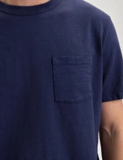 Garment Dye Beatnik Short-Sleeve T-Shirt - Navy Indigo 7 Garment Dye Beatnik Short-Sleeve T-Shirt - Navy Indigo -clothing Shop M335BEN0004INDIGO BM 3