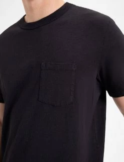 Garment Dye Beatnik Short-Sleeve T-Shirt - Washed Black -clothing Shop M335BEN0004WASHEDBLACK BM 5