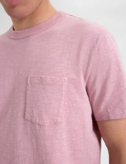 Garment Dye Beatnik Short-Sleeve T-Shirt - Washed Pink -clothing Shop M335BEN0004WASHEDPINK BM 4