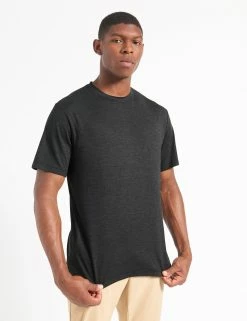 Performance Stretch Marl T-Shirt - Black -clothing Shop M335BEN0005 BLACK 1803