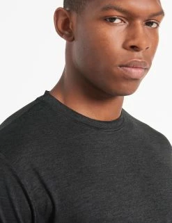 Performance Stretch Marl T-Shirt - Black -clothing Shop M335BEN0005 BLACK 1810