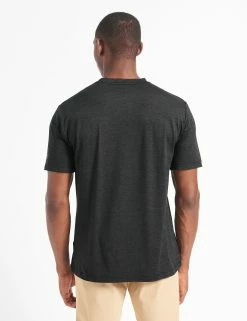 Performance Stretch Marl T-Shirt - Black -clothing Shop M335BEN0005 BLACK 1820