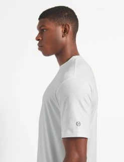 Performance Stretch Marl T-Shirt - Bright White