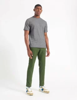 Performance Stretch Marl T-Shirt - Grey Heather -clothing Shop M335BEN0005 GREY HEATHER BM 1061