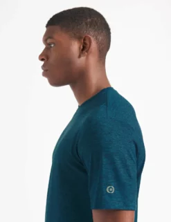 Performance Stretch Marl T-Shirt - Navy Heather