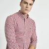 House Poplin Gingham Shirt - Merlot
