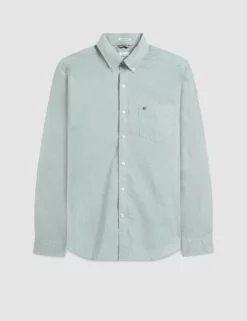 Brighton Oxford Organic Shirt - Forest Green -clothing Shop M402BEN0001 FORESTT GREEN 1