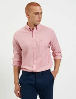 Custom Brighton Oxford Organic Shirt - Light Red 11 Custom Brighton Oxford Organic Shirt - Light Red -clothing Shop M402BEN0001 LIGHT RED 2 bb67a148 0929 4dbe a65c fc5e54dda426