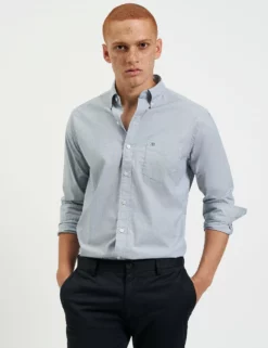 Custom End-On-End Beatnik Shirt - Navy 6 Custom End-On-End Beatnik Shirt - Navy -clothing Shop M402BEN0001 NAVY 2 1