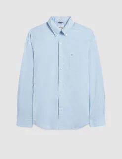 End-On-End Beatnik Wash Shirt - Sky Blue 11 End-On-End Beatnik Wash Shirt - Sky Blue -clothing Shop M402BEN0001 SKY BLUE 1