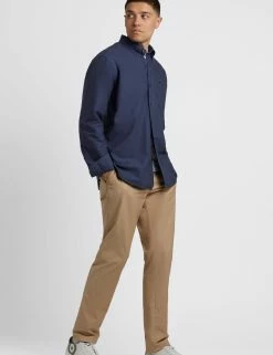 Beatnik Oxford Garment Dye Shirt - Indigo -clothing Shop M402BEN0002 INDIGO BM 1