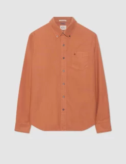 Beatnik Oxford Garment Dye Shirt - Terracota