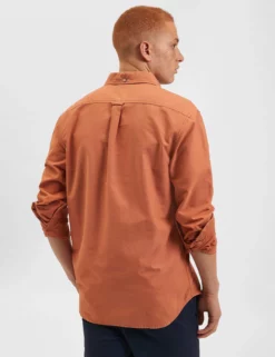 Beatnik Oxford Garment Dye Shirt - Terracota -clothing Shop M402BEN0002 terracota 6 s scaled