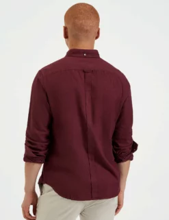 Uniform Flannel Shirt - Merlot -clothing Shop M402BEN0004 MERLOT 3