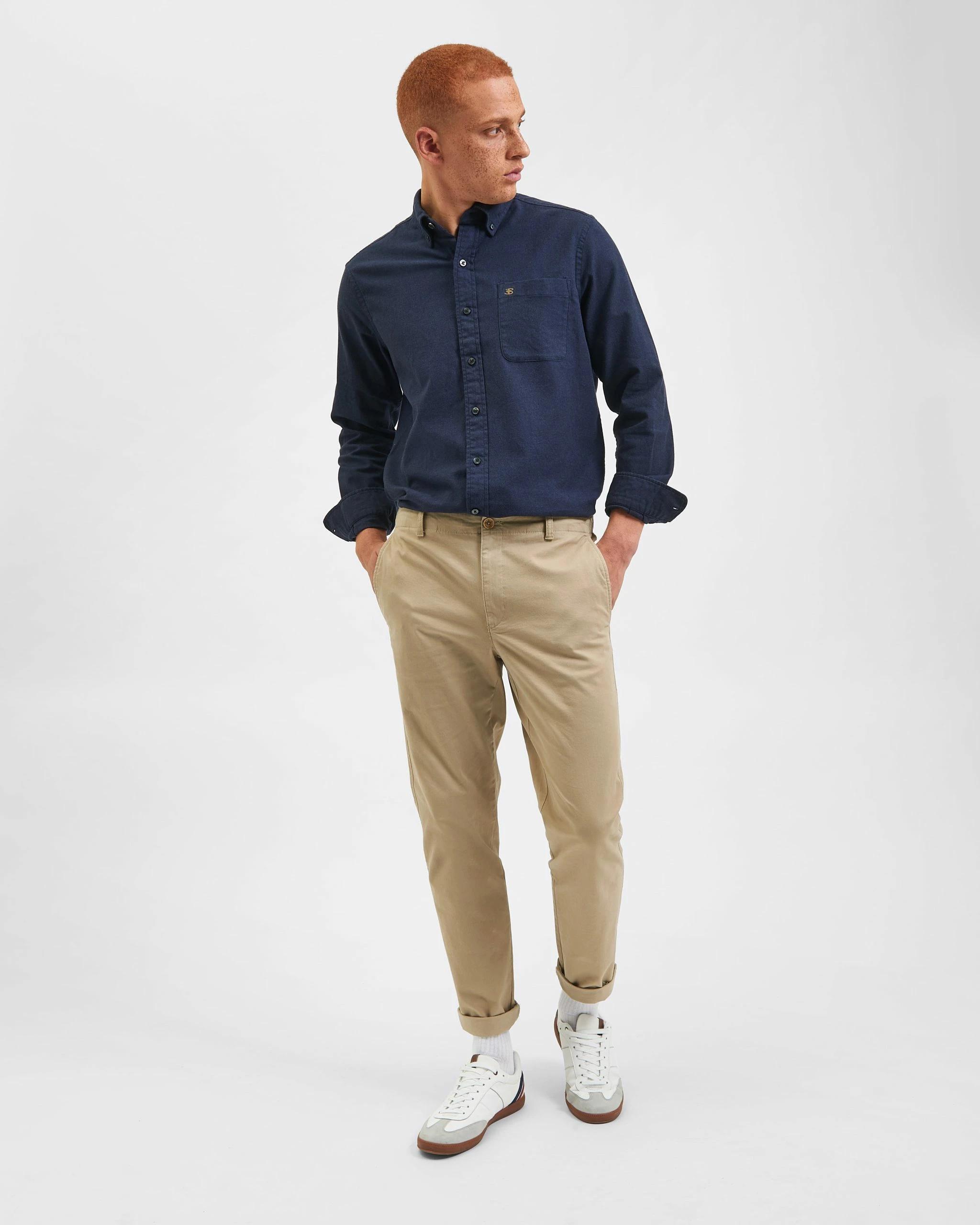 Uniform Flannel Shirt - Navy 4 Uniform Flannel Shirt - Navy - Image 4