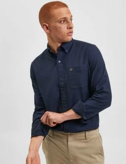 Uniform Flannel Shirt - Navy