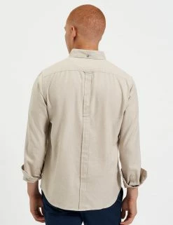 Uniform Flannel Shirt - Oatmeal -clothing Shop M402BEN0004 OATMEAL 4