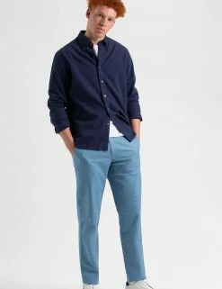 Beatnik Oxford Slim Taper Garment Dye Chino - Dusty Blue -clothing Shop M402BEN0009INDIGONAVY BM 1 7187d86f ef0e 4a7a a8b5 100ec220b241