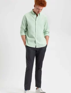 St. Ives Resort Oxford Garment Dye Organic Shirt - Pistachio 9 St. Ives Resort Oxford Garment Dye Organic Shirt - Pistachio -clothing Shop M402BEN0009PISTACHIO BM 1 1