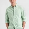 St. Ives Resort Oxford Garment Dye Organic Shirt - Pistachio