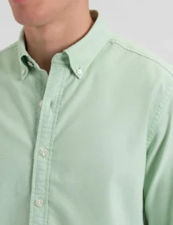 St. Ives Resort Oxford Garment Dye Organic Shirt - Pistachio 7 St. Ives Resort Oxford Garment Dye Organic Shirt - Pistachio -clothing Shop M402BEN0009PISTACHIO BM 1 4