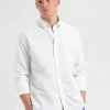 St. Ives Resort Oxford Garment Dye Organic Shirt - White