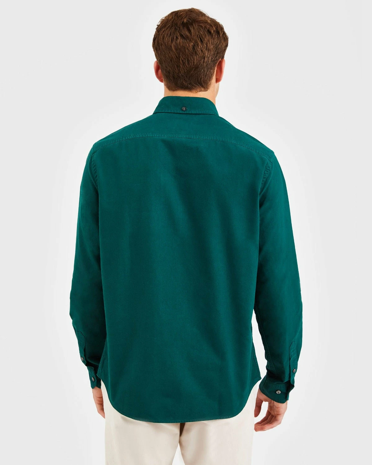 Beatnik Oxford Garment Dye Shirt - Forest Green 3 Beatnik Oxford Garment Dye Shirt - Forest Green - Image 3