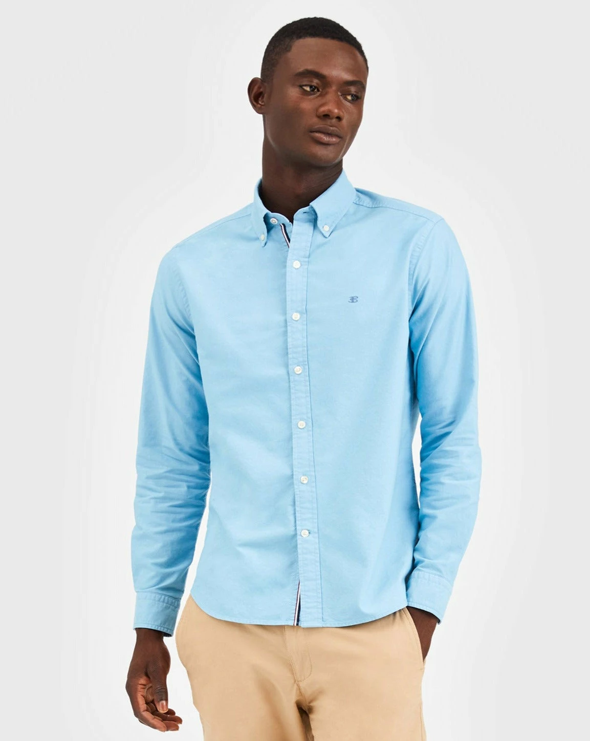 Beatnik Oxford Garment Dye Shirt - Fresh Blue 5 Beatnik Oxford Garment Dye Shirt - Fresh Blue - Image 5